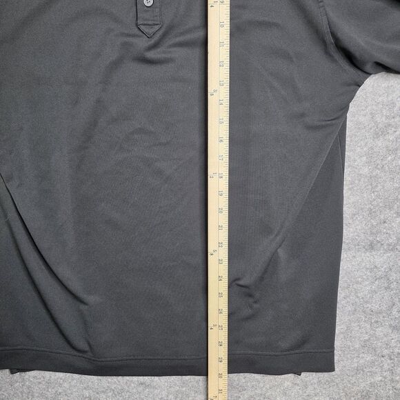 FootJoy Titleist Golf Polo Shirt Mens Large Black Short Sleeve Performance - Picture 6 of 7
